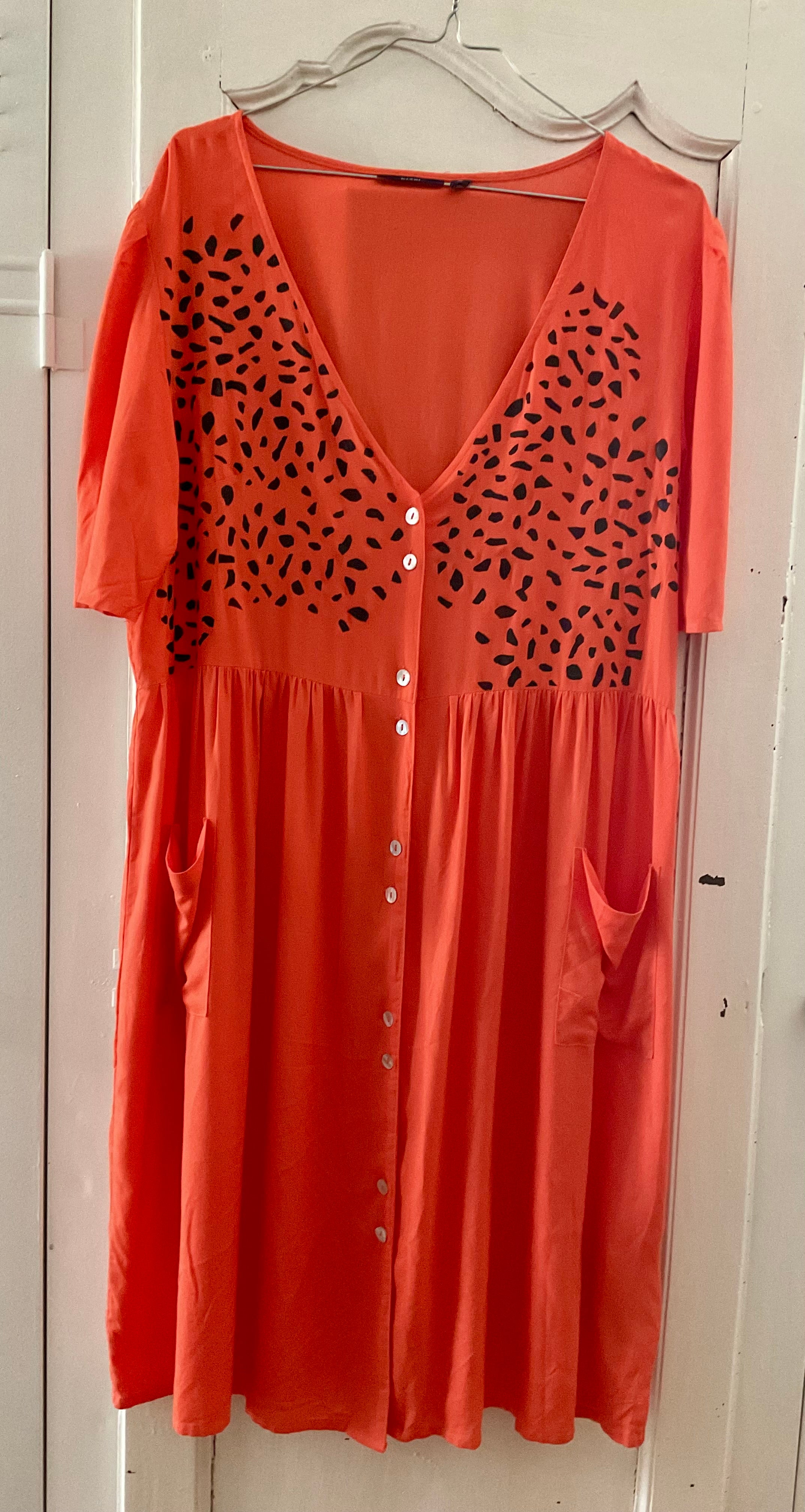 Robe d'été sérigraphiée – Upcyclée | Social Fripe
