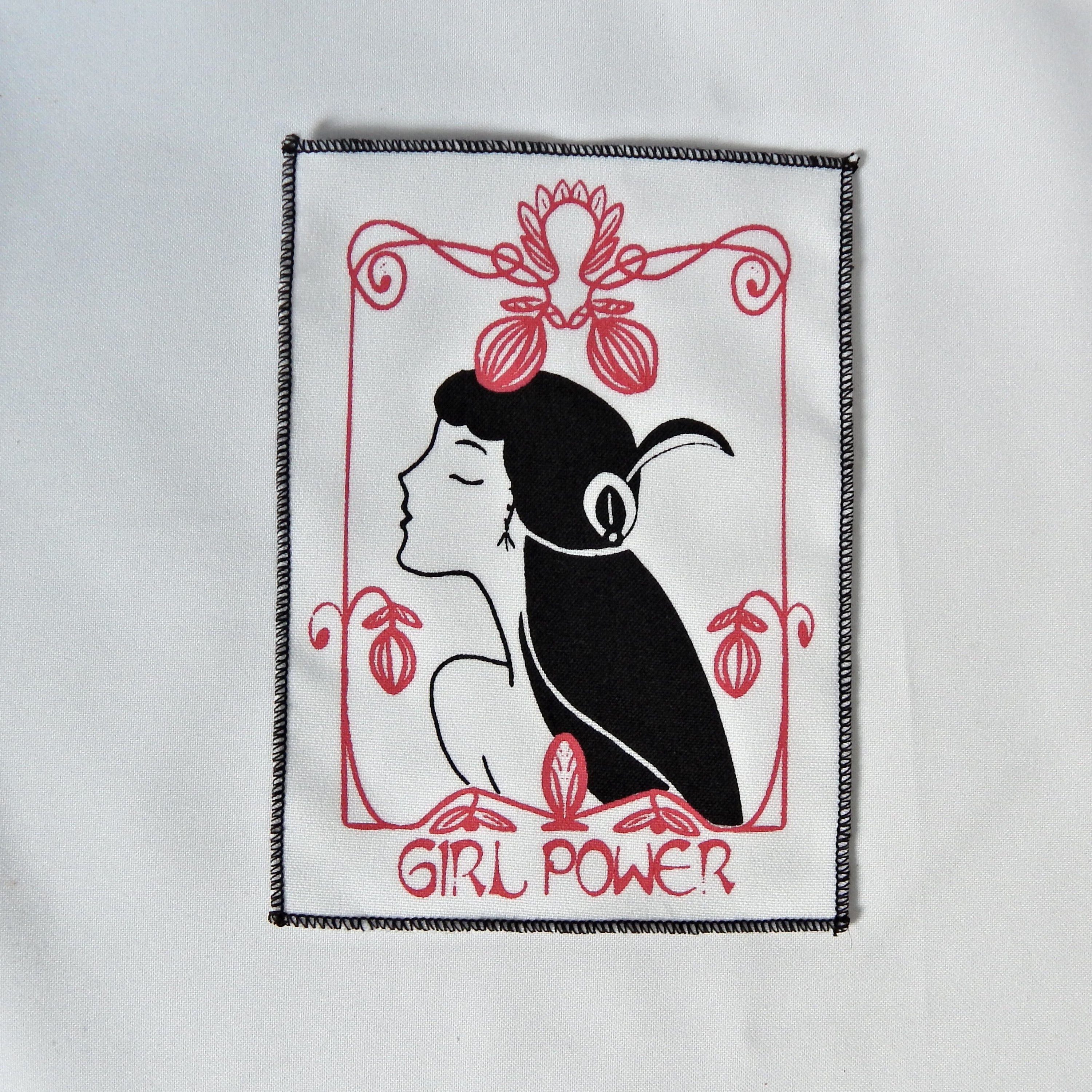 Patch Girl Power n°7 "Art Nouveau du Féminin"