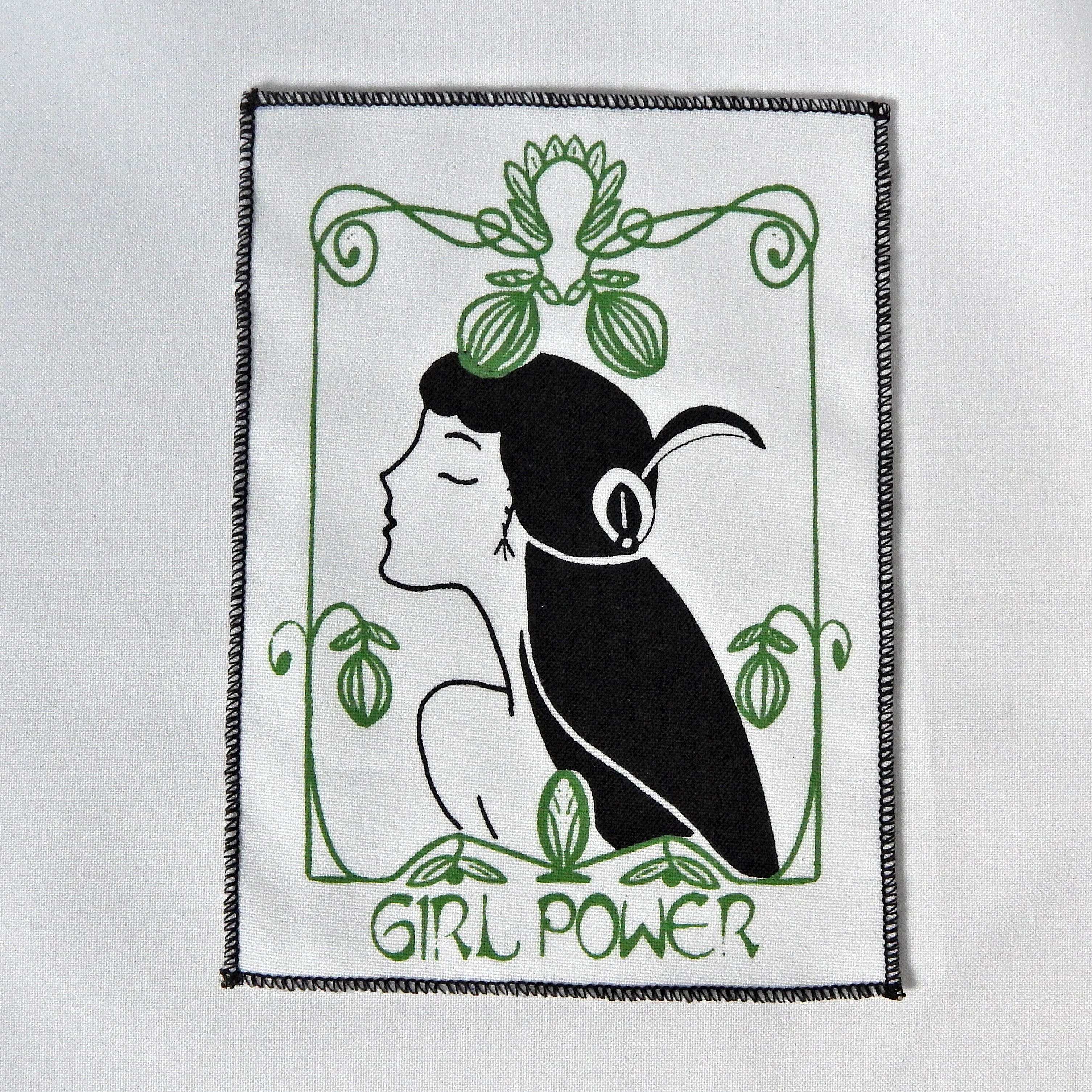Patch Girl Power n°7 "Art Nouveau du Féminin"
