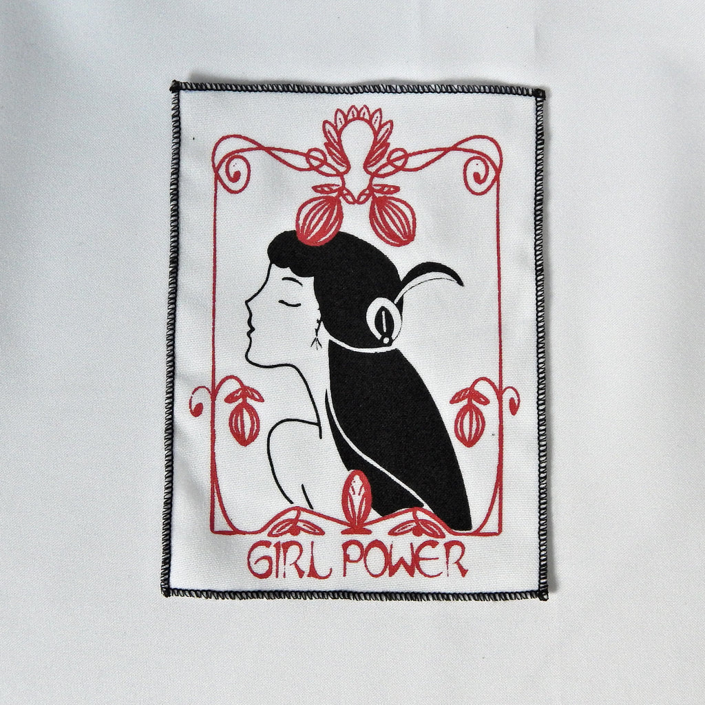 Patch Girl Power n°7 "Art Nouveau du Féminin"