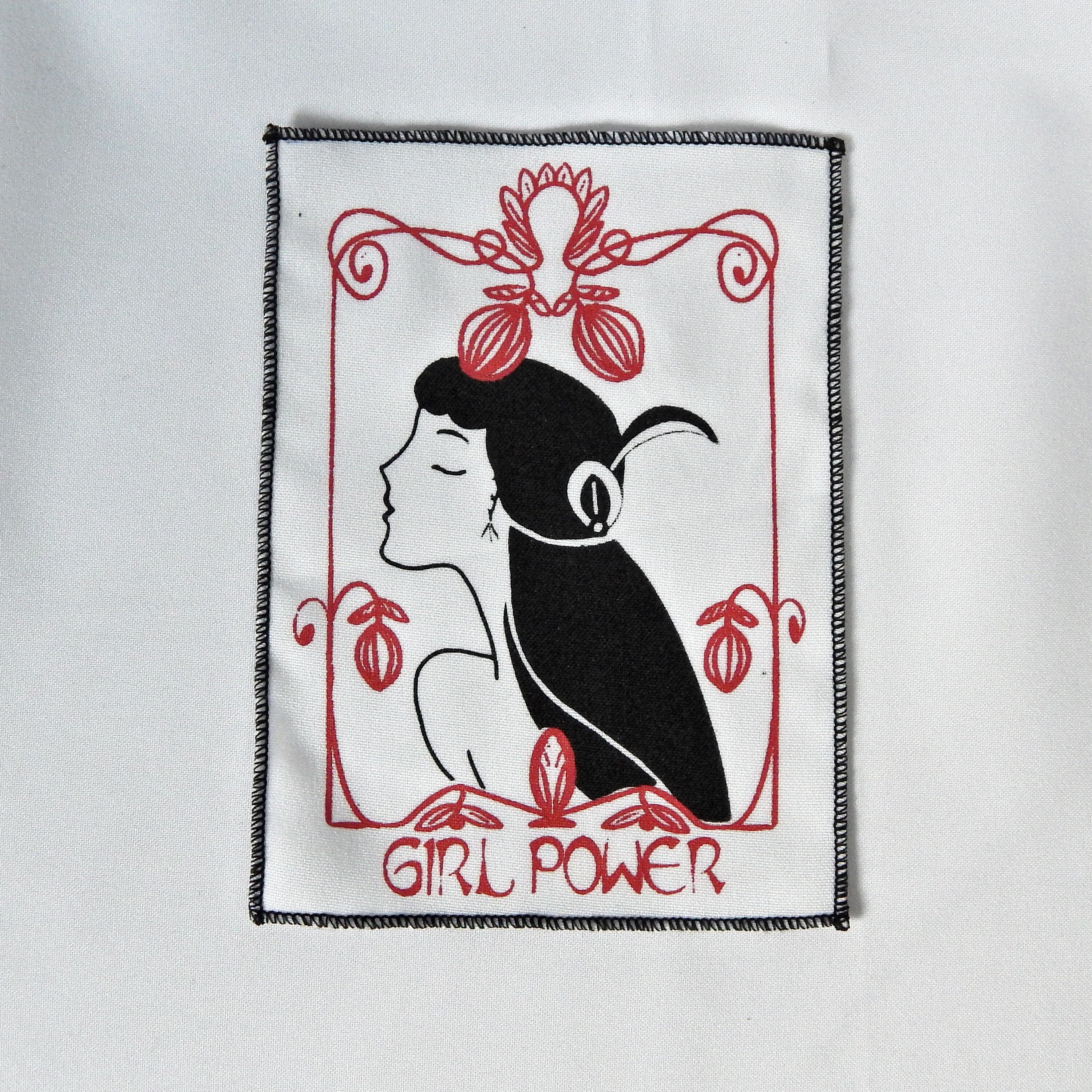 Patch Girl Power n°7 "Art Nouveau du Féminin"